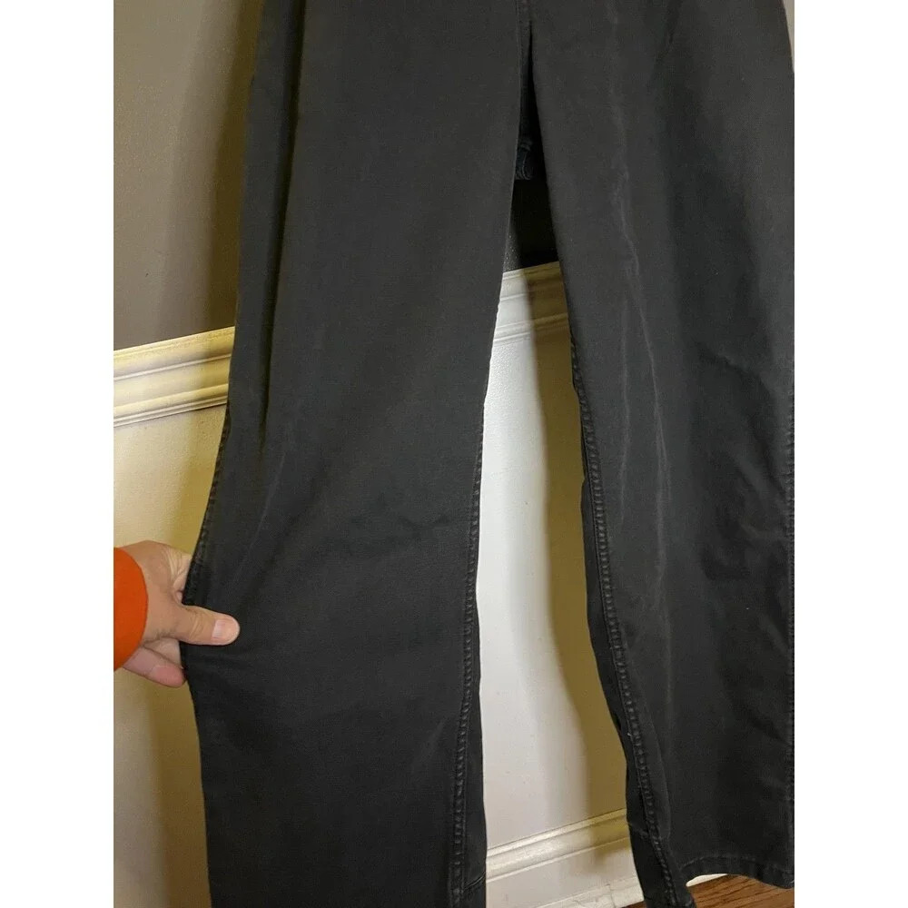 Dickies Overalls Mens Large Black Workwear Bib Utility Pockets Construction